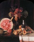 William Merritt Chase Still life and watermelon Sweden oil painting reproduction